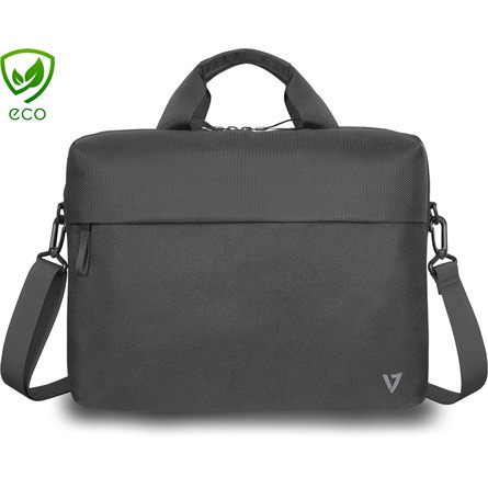 V7 14IN ECO-FRIENDLY BRIEFCASE RPET TOP LOADING LAPTOP BAG