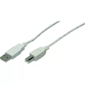 LogiLink USB-A 2.0 -> USB-B 2.0 M/M adatkábel 2m szürke