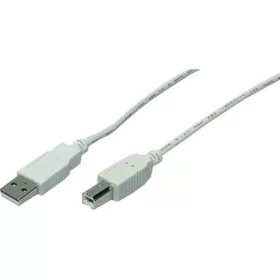 LogiLink USB-A 2.0 -> USB-B 2.0 M/M adatkábel 3m szürke