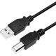 LogiLink USB-A 2.0 -> USB-B 2.0 M/M adatkábel 3m fekete