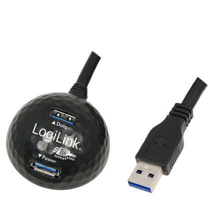 LogiLink USB LogiLink CU0035 USB 3.0 hosszabbító kábel dokkolóval