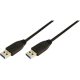 LogiLink USB-A 3.0 - USB-A 3.0 M/M adatkábel 3m fekete