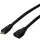 LogiLink USB-B 2.0 micro -> USB-B 2.0 micro M/F adatkábel hosszabbító 0.5m fekete