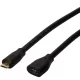 LogiLink USB-B 2.0 micro -> USB-B 2.0 micro M/F adatkábel hosszabbító 0.5m fekete