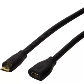   LogiLink USB 2.0 micro B M/F adatkábel hosszabbító 3m fekete
