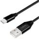 LogiLink USB-C -> USB-A 2.0 M/M adatkábel 0.3m fekete