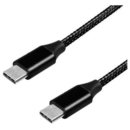 LogiLink USB-C -> USB-C M/M adatkábel 0.3m fekete