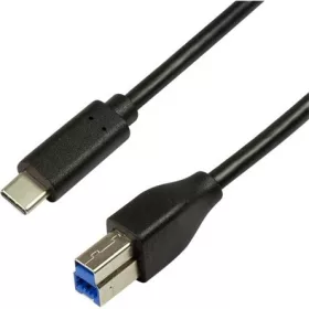   LogiLink USB-C 3.2 Gen1 -> USB-B 3.2 Gen1 M/M adatkábel 2m fekete