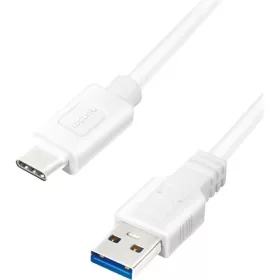   LogiLink USB-C 3.2 Gen1 -> USB-A 3.2 Gen 1 M/M adatkábel 0.15m fehér