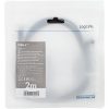 LogiLink USB-C -> USB-C M/M adatkábel 2m fekete 180°/egyenes