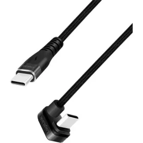   LogiLink USB-C -> USB-C M/M adatkábel 3m fekete 180°/egyenes
