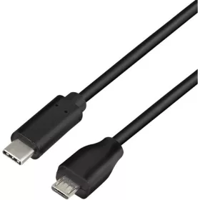   LogiLink USB-C -> USB-B 2.0 micro M/M adatkábel 0.5m fekete