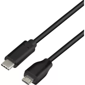   LogiLink USB-C -> USB-B 2.0 micro M/M adatkábel 1m fekete
