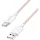 Logilink USB 2.0 Type-C kábel, C/M - A/M, 480 Mbps, 60W, nejlon, rózsaszín, 1 m