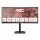 AOC Ívelt VA 120Hz monitor 34" CU34E4CV, 3440x1440, 21:9, 4ms, 350cd/m2, DisplayPort/2xHDMI/4xUSB-A, áll.mag., hangszóró