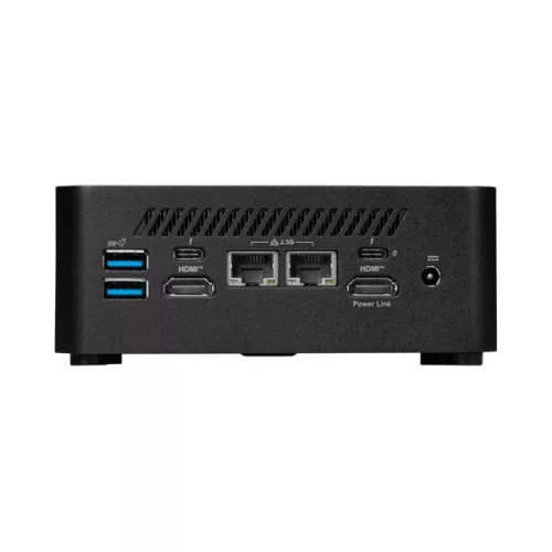 MSI DT MSI Business DT Cubi NUC 1M-249BEU, Core 7 150U, DDR5, NVME, 2,5", AX+BT5.3, Thunderbolt4 x2, RJ45 x2, HDMI x2, Black