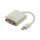 LogiLink Mini DisplayPort -> DVI-I M/F adapter 0.15m fehér