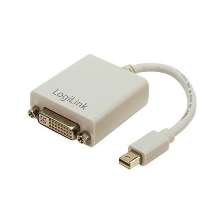 LogiLink Mini DisplayPort -> DVI-I M/F adapter 0.15m fehér