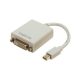 LogiLink Mini DisplayPort -> DVI-I M/F adapter 0.15m fehér