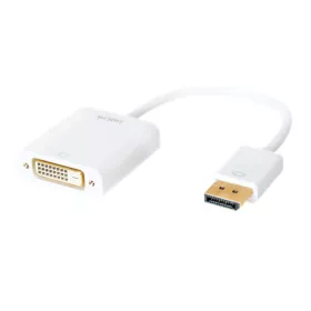 LogiLink DisplayPort 1.2 -> DVI-D M/F adapter 0.2m fehér
