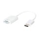 LogiLink Displayport 1.2 -> VGA M/F adapter 0.15m fehér