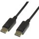 LogiLink DisplayPort 1.2 M/M video jelkábel 10m fekete