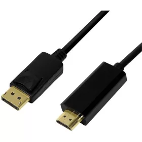   LogiLink DisplayPort 1.2 -> HDMI 1.4 M/M video kábel 3m fekete