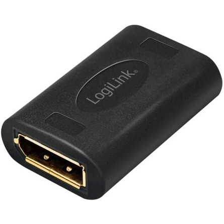 LogiLink DisplayPort 1.4 -> DisplayPort 1.4 F/F adapter fekete