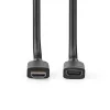 Nedis CVGP35090BK20 ultra HDMI 2.1 hosszabító (toldó) kábel, 8K@60Hz, 48 Gbps, 2 m (Playstation 5 és XBOX X konzokhoz)