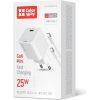 COLORWAY AC töltő GaN Mini CW-CHS052PDC-WT 25W PD port PPS USB-C fehér kábel Type-C