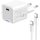 COLORWAY AC töltő GaN Mini CW-CHS054PDC-WT 30W PD port PPS USB-C fehér + kábel Type-C