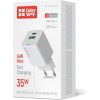 COLORWAY AC töltő GaN Mini CW-CHS055PD-WT 35W PD port PPS USB (Type-C PD + USB QC4.0) fehér