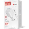 COLORWAY AC töltő GaN Mini CW-CHS056PDC-WT 35W PD port PPS USB-C fehér kábel Type-C