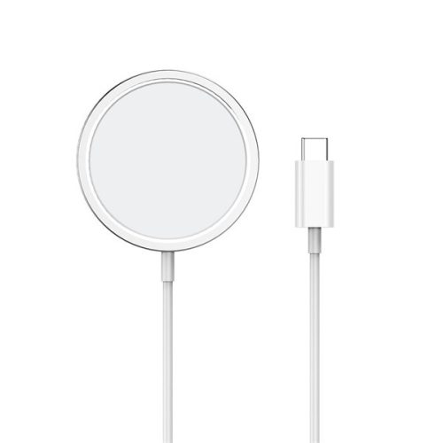 COLORWAY Gyorstöltő, Qi Fast Charger MagSafe Charger 15W for iPhone White (CW-CHW27Q-WT)