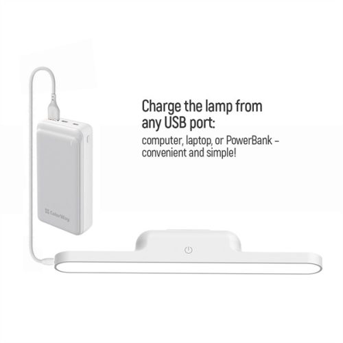 COLORWAY Asztali LED lámpa, Magnetic Multi-Functional beépített akkumulátorral Fehér (CW-DL11MMB-W)