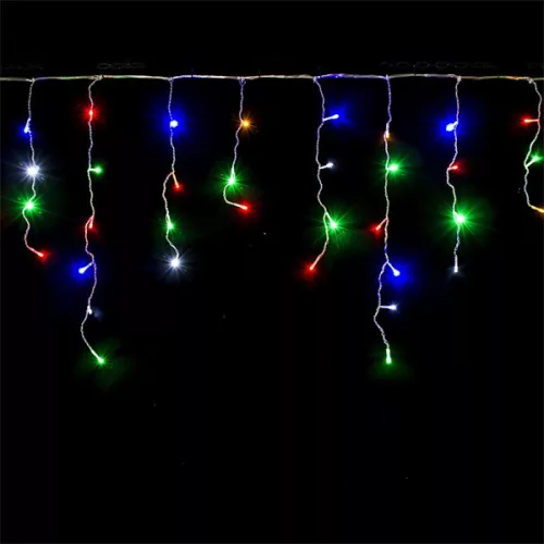 COLORWAY LED szalag, LED garland ColorWay Fringe 3mx0.6m 100Led (IP20) warm color USB