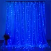 COLORWAY LED szalag, LED garland ColorWay curtain (curtain) 3x3m 300LED 220V blue color