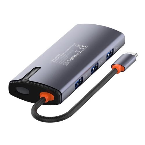COLORWAY USB-elosztó (dokkolóállomás) CW-HUB03, USB-C 6-B-1 Type C PD 100W/USB3.0x3/USB2.0/RJ45