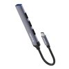 COLORWAY USB-elosztó CW-HUB04, USB-C 4-B-1 USB2.0X3/USB3.0