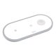 HOCO CW24 hálózati töltő állomás, 3in1 gyorstöltő, wireless, Apple AirPods 1-2 készülékhez FEHÉR