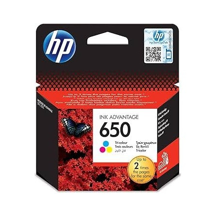 HP 650 tintapatron 3-color