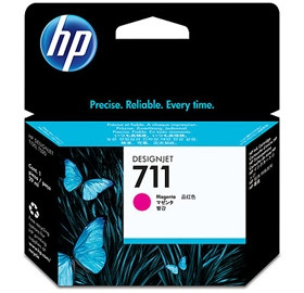 HP 711 bíbor DesignJet tintapatron, 29 ml