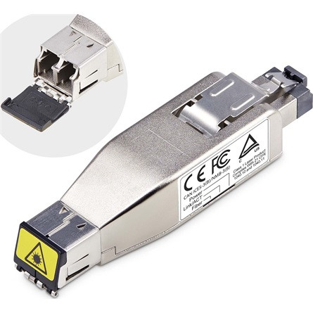 StarTech FIBER TO RJ45 MEDIA CONVERTER POE MEDIA CONVERTER DONGLE SMF/M