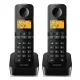 PHILIPS D260 DUO telefon készülék (vezeték nélküli, 2 kézibeszélő, kijelző, DECT) FEKETE
