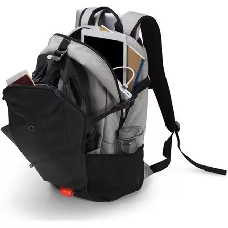 Dicota GO 13-15,6" notebook poliészter hátizsák szürke-fekete 22L