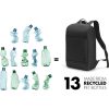 Dicota Backpack Eco MOTION 13-15,6" notebook poliészter hátizsák fekete 23L