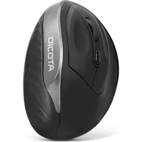   Dicota D31981 Ergonomic Relax optikai vezeték nélküli vertikális egér fekete-szürke