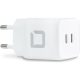 Dicota Compact Charger 45W univerzális hálózati töltő adapter fehér (PD3.0)