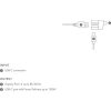 Dicota D32046 1db USB-C -> 1db Mini DisplayPort 1.2 1db USB-C M/F adapter ezüst