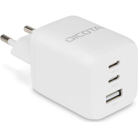 Dicota Compact GaN Charger 65W univerzális hálózati töltő adapter fehér EU